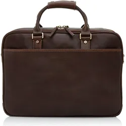 Castelijn & Beerens & Beerens Lederen Laptoptas 15.6 Mokka 689476 (17.32"), Notebooktasche, Braun