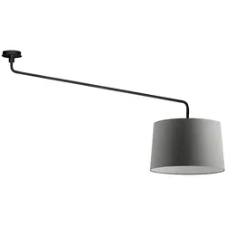 ROSSINI ILLUMINAZIONE Vivien Deckenleuchte Schwarz/Anthrazit Kegel E27 IP20 48 cm – Rossini