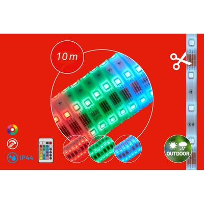 BRILONER LEUCHTEN LED Stripe "LED Superline", transparent, Gesamtlänge 10m, Lichterketten