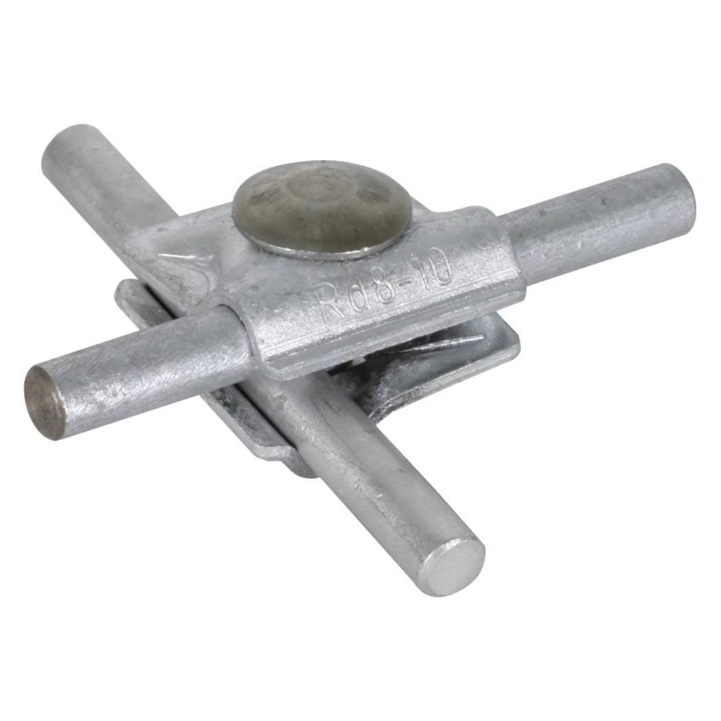 Dehn MV-Klemme St/tZn f. Rd 8-10mm m. Flach- 390060 (390060)