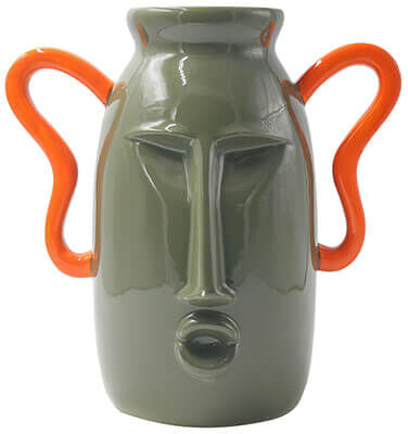 Que Rico Amor Del Color Large Green Federico Vase