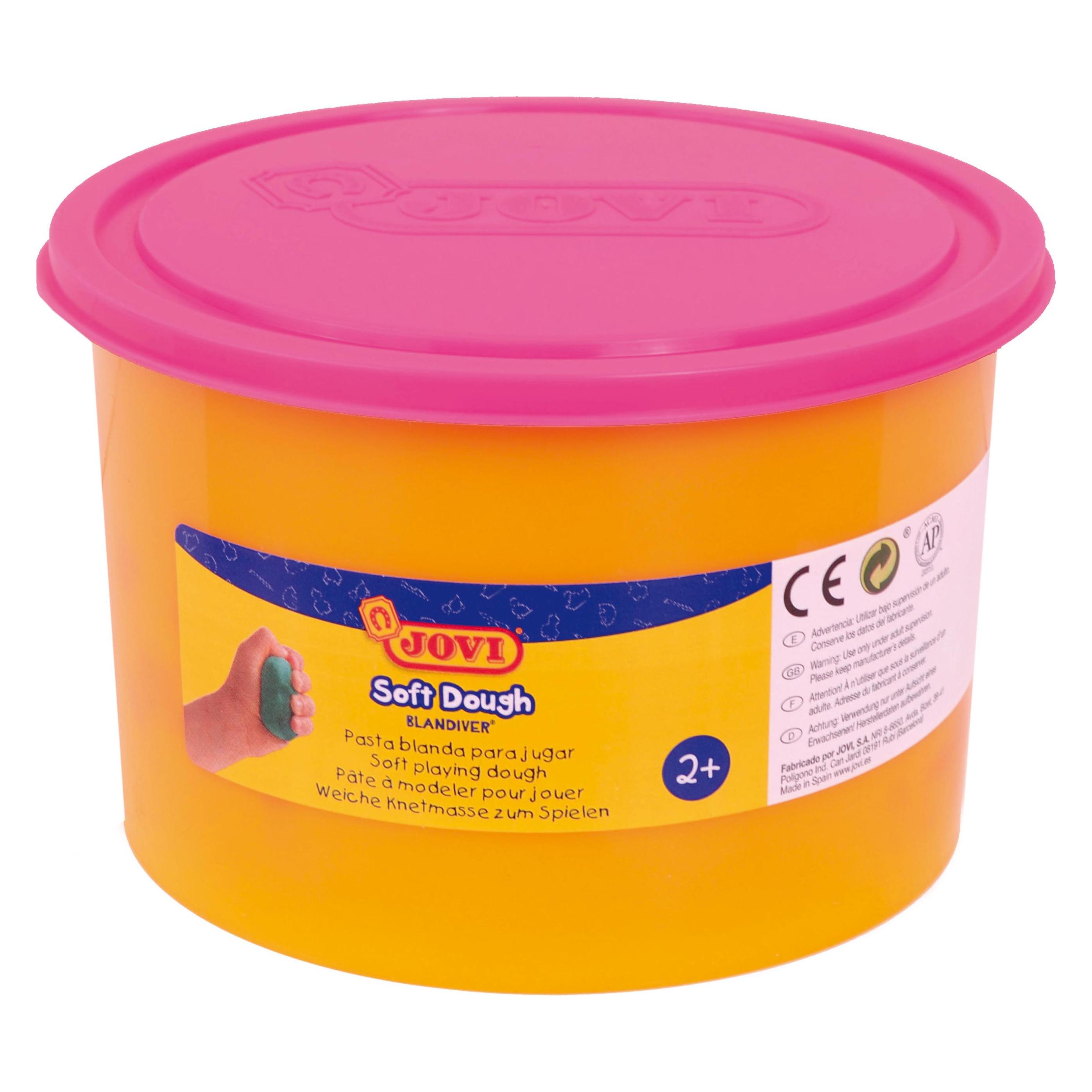 Jovi Knetmasse Soft Dough Blandiver gelb VE=460g Dose (46002)