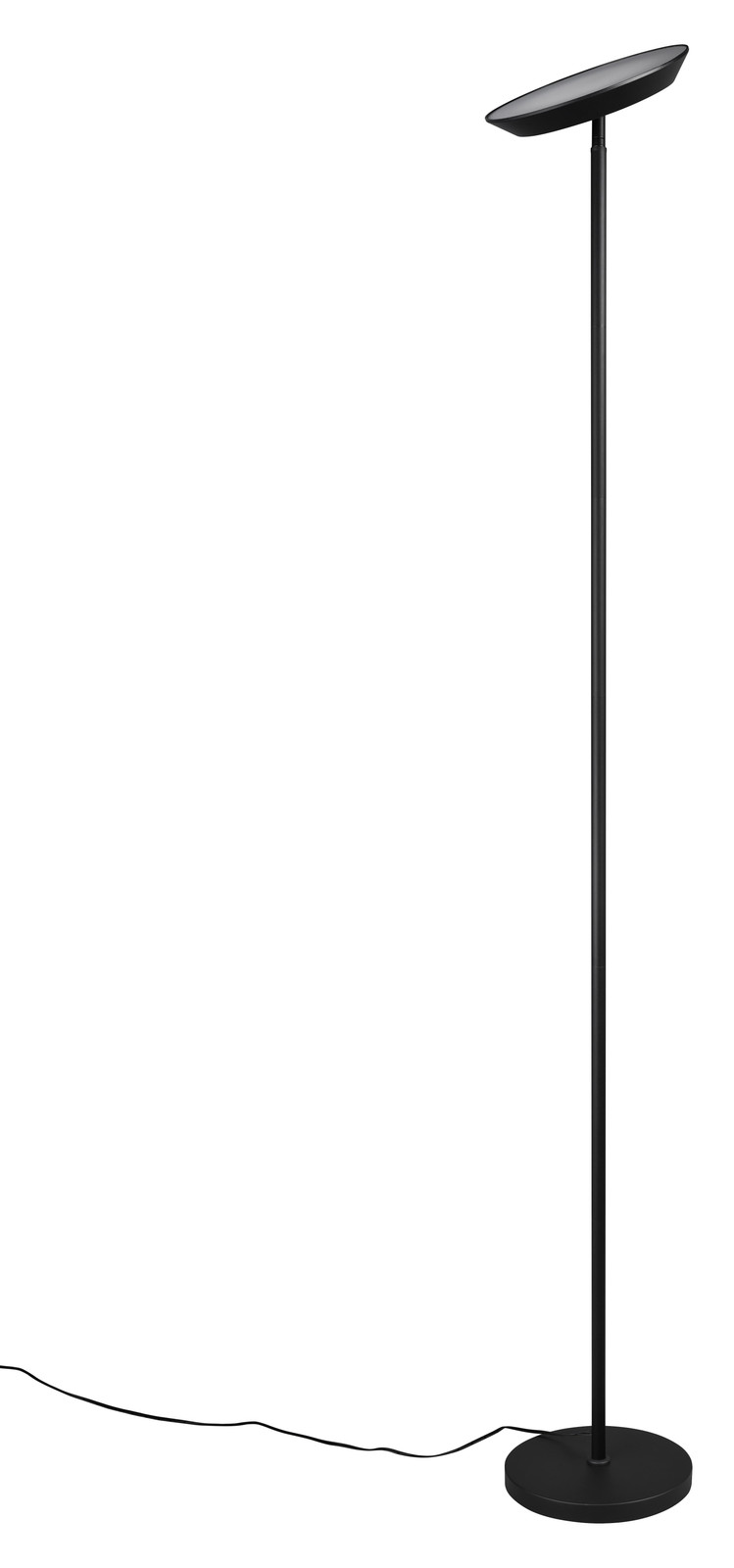 Trio Vloerlamp Specter zwart met LED