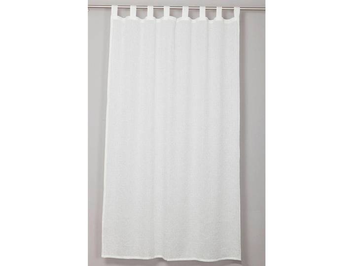Schlaufenvorhang, Weiss, Textil, Struktur, 150x260 cm, Heimtextilien, Vorhänge, Fertigvorhänge, Schlaufenvorhänge