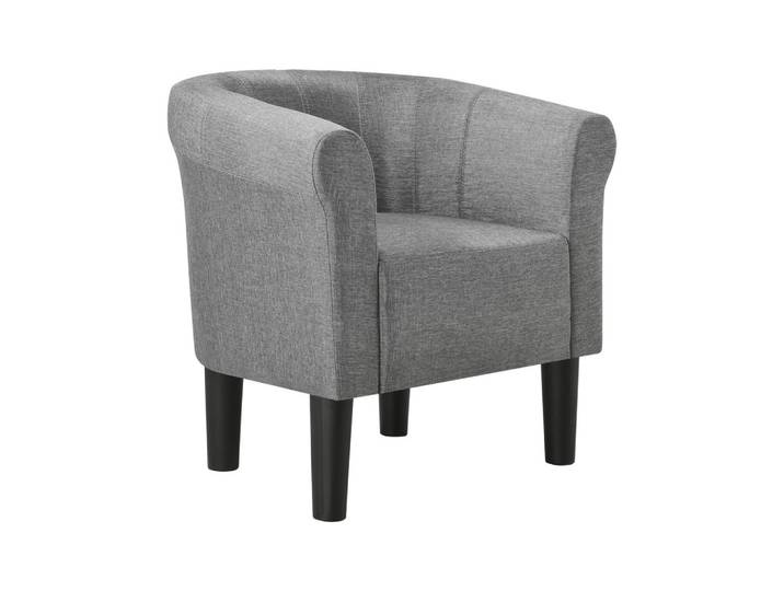 SESSEL Jelgava Textil Hellgrau