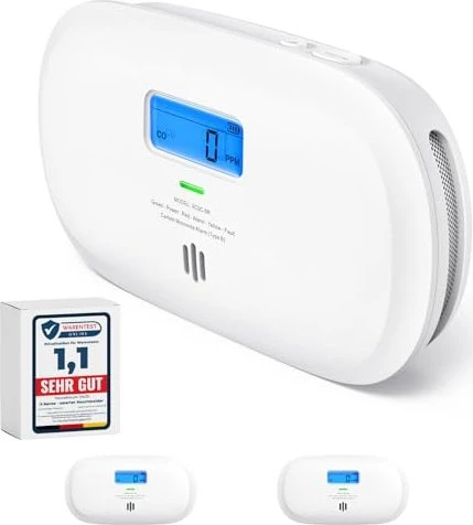X-Sense Kohlenmonoxid-Melder XC0C-SR Autark mit LCD-Anzeige