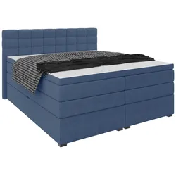 Boxspringbett Fano Blau ca. 180x200cm