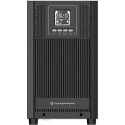 Conceptronic ZEUS USV 3000VA 2700W Online UPS,IEC EPO Port (3000 VA, 2700 W, Online-Doppelwandler USV), USV
