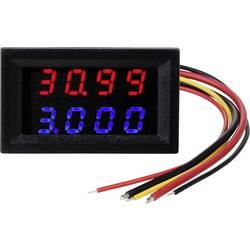 TRU COMPONENTS TC-AMVL4D-RED/BLUE Digitales Einbaumessgerät TC-13461620