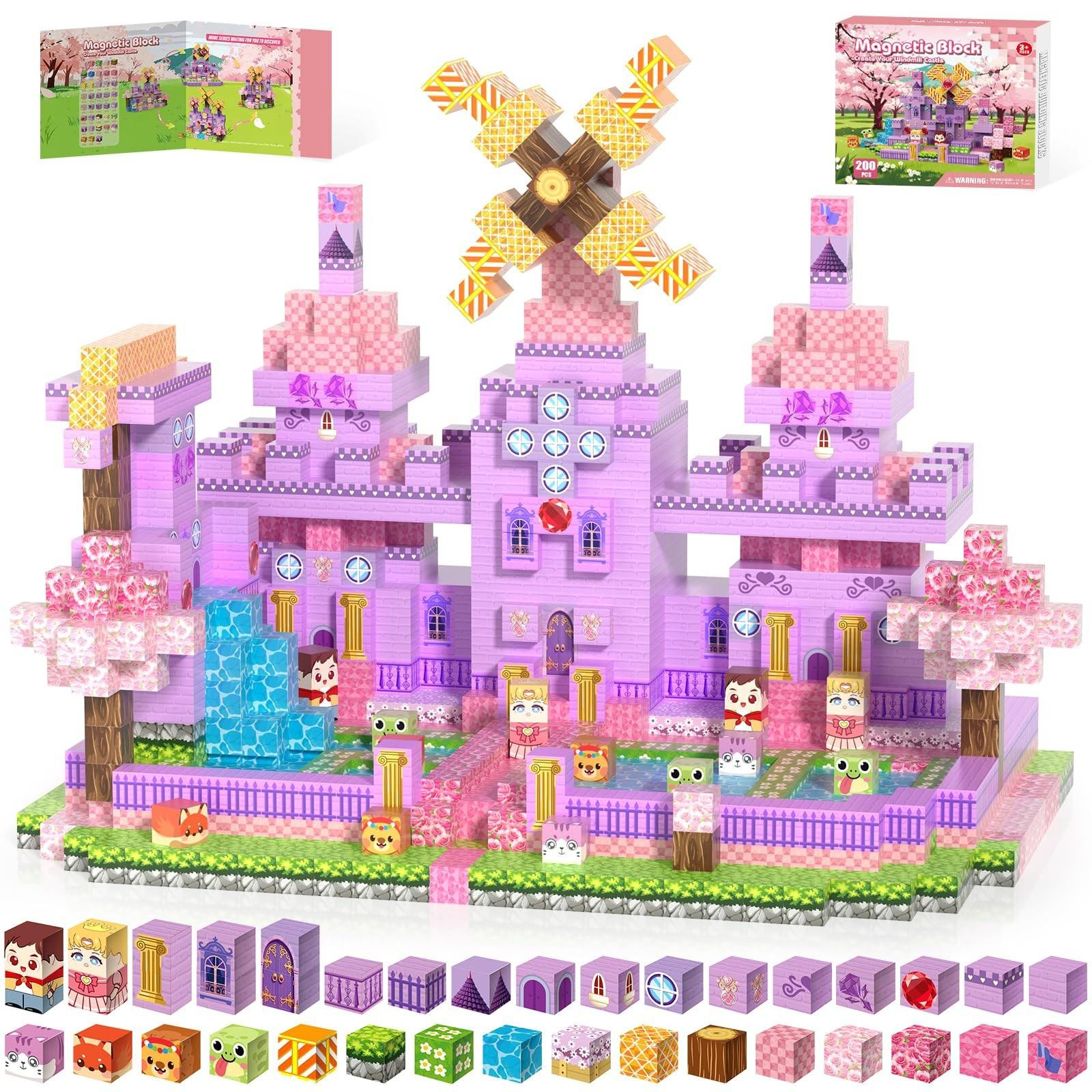 Magnetische Bouwstenen Set 200 Stuks voor Kinderen