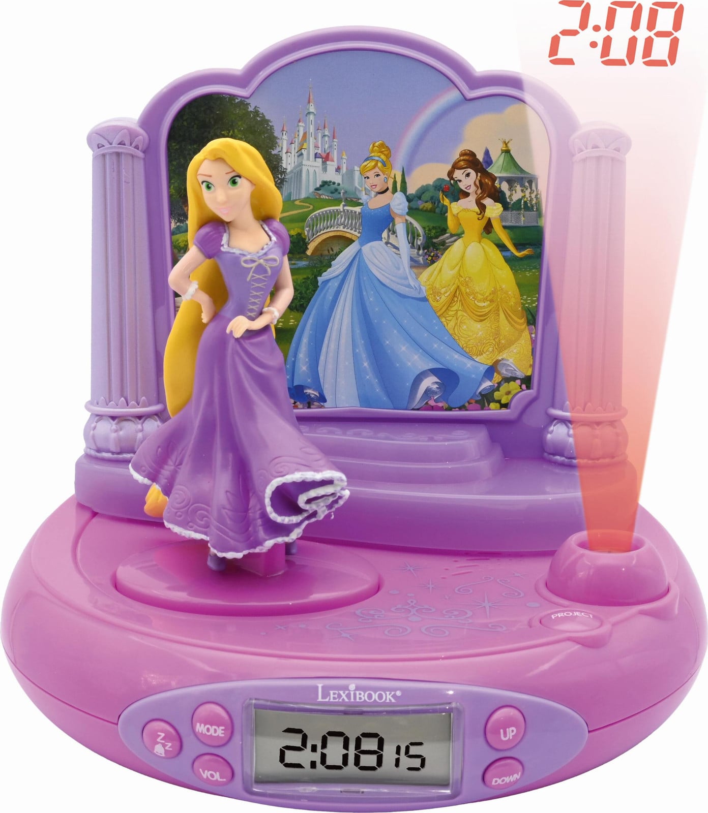 Lexibook Disney Princess Rapunzel Projector Wekker