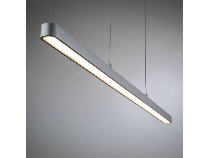 Suspension Lento 100 x 2 x 3cm Argenté/Gris/Gris/Argenté chrome LED Module LED