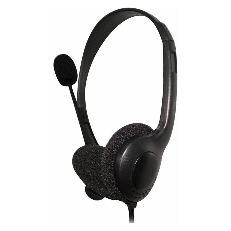 Omega FIS1020 Headphones Wired Head-band Office/Call center Black (Kabelgebunden, USB-A) (45422)