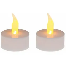 LED Teelichter batteriebetrieben Ø4x4,5cm 2 Stück