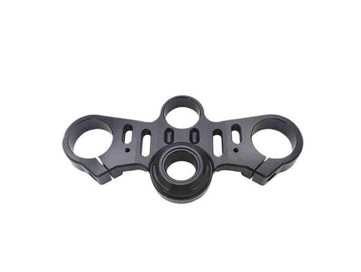 Obere Gabelbrücke， Für QJMOTO QJ SRK 800RR Motorrad Zubehör CNC Clamp Triple TRee Lenker Klemme Gabel Brücke Gabelführung Gabelbrücke，(LJ-black1)
