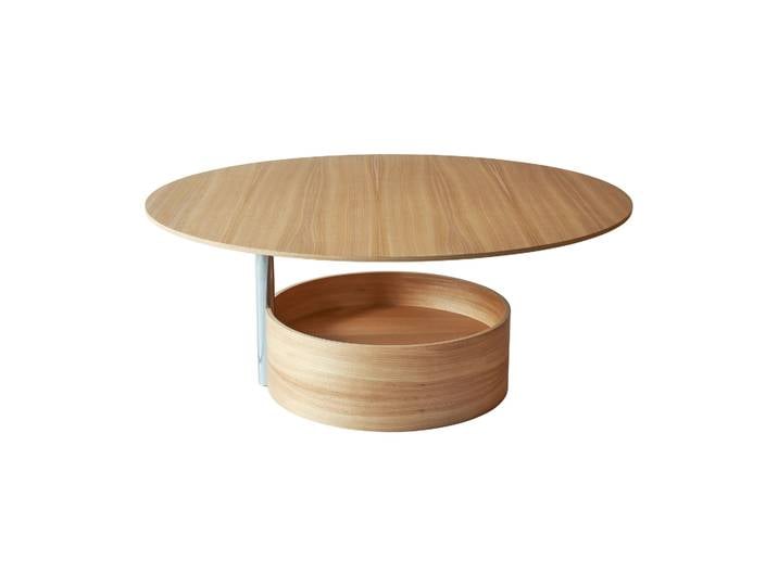 Maze Table basse Parasol L Ø90 cm Oak