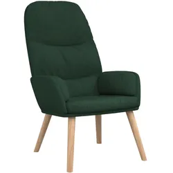 vidaXL Relaxsessel Dunkelgrün Stoff