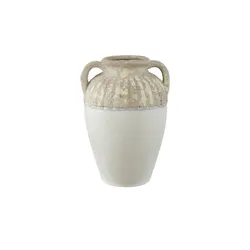 HOME STORY Vase   ¦ braun ¦ Steinzeug ¦ Maße (cm): B: 18,5 H: 27