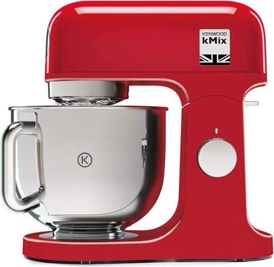 Kenwood kMix, 5 l, Rot, Drehregler, Schlagen, Kneten, Mixen, Edelstahl, Metall, Edelstahl