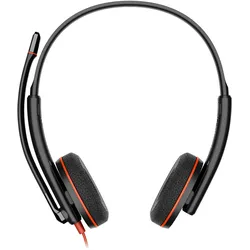 HP Poly Blackwire 3220 Stereo USB-C (Kabelgebunden, USB-C), Office Headset, Schwarz