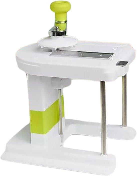 Multifunctionele 3-in-1 mandoline groentesnijder met vingerscherm, wit