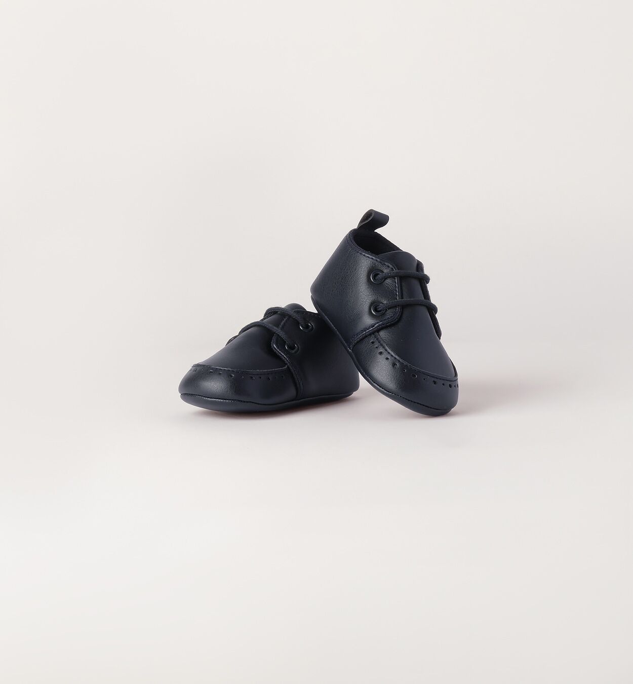 Krabbelschuh IDO "BABY BOY ACCESSORIES", Baby, Gr. 11, blau (navy), 100% Polyurethan, Schuhe