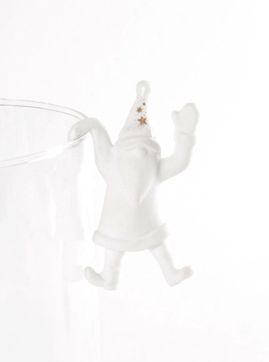 Climbing Santa met gouden sterren decoratie voor volwassenen
