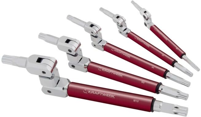 Kraftwerk Jeu de clés à double articulation XZN de 5 pièces (3627)