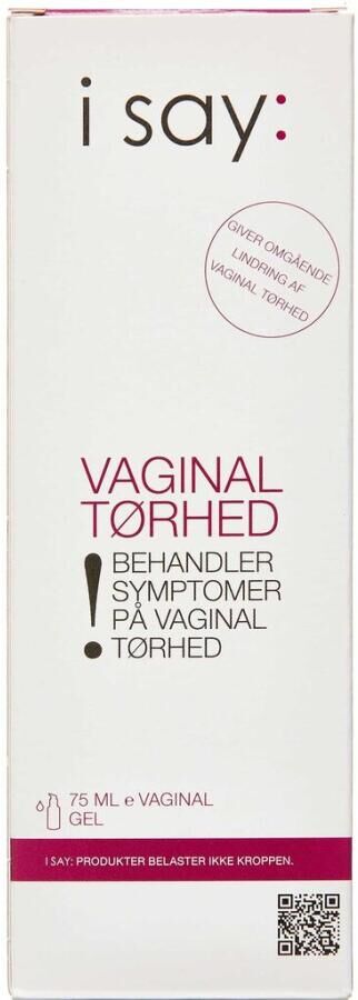 I say: Vaginal Tørhed Medicinsk udstyr 75 ml