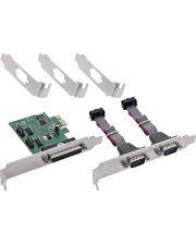 InLine PCIe Schnittstellenkarte 2x RS-232 + 1x Parallelport PCI-Express (76619L)