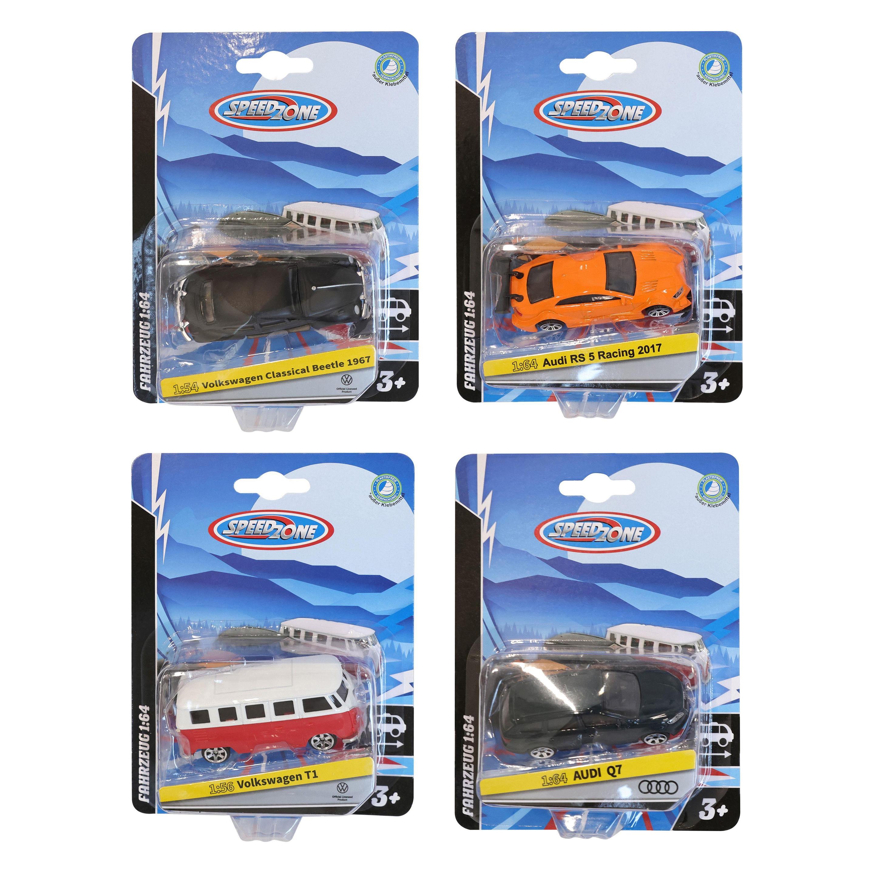 Speedzone SZ D/C Lizenz Fahrzeuge,1:64, Freilauf (58094947)