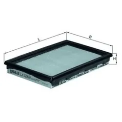 Luftfilter MAHLE LX 1269 für Mini