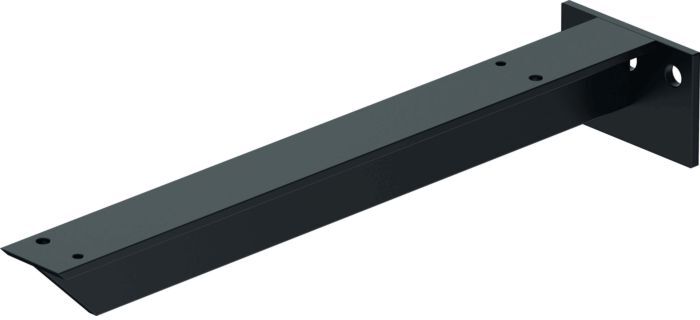 Duravit Konsolenträger UV992600000 9x42cm, T-förmig, pulverbeschichtet, Diamantschwarz