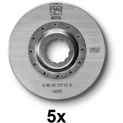Fein Super Cut 5er Pack Blech HSS Sägeblatt Ø 85mm gekröpft