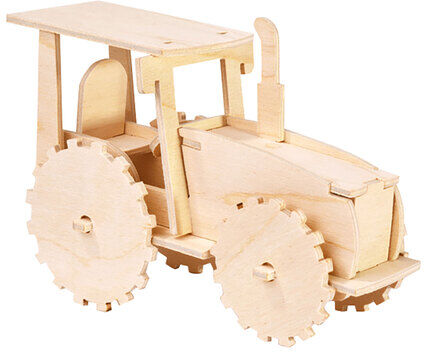 Holzbausatz Traktor, 15 x 11 cm