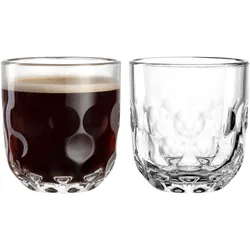 KAFFEEGLÄSER (1) Gocce transparent 220 ml 2er Set