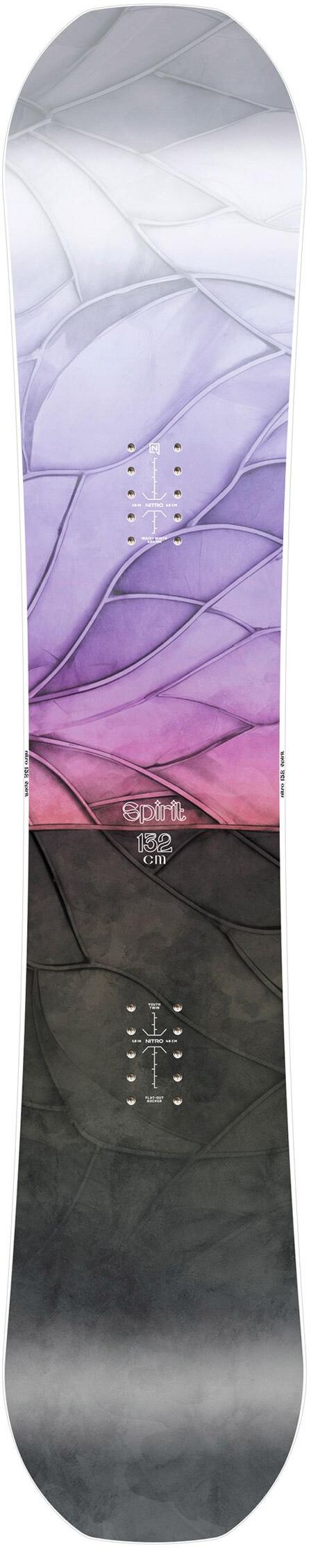 Nitro  - Pack Planche Snowboard Spirit Youth - 137 + Charger Micro Bag Kids - Planche Snowboard