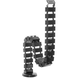Equip 650808 Kabel-Organizer Flur Schwarz 1 Stück(e)