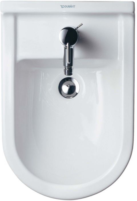 Duravit Starck 3 Stand Bidet 2230100000  weiss, mit Hahnloch und Überlauf