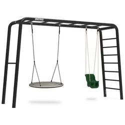 BERG PlayBase Large TL Black inkl. Babysitz und Nestschaukel