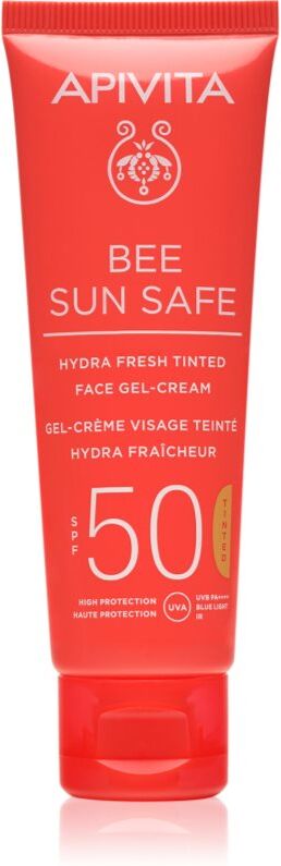 Apivita Bee Sun Safe Hydra Face Tinted Gel-Cream SPF50 Getönte Gelcreme SPF 50 50 ml