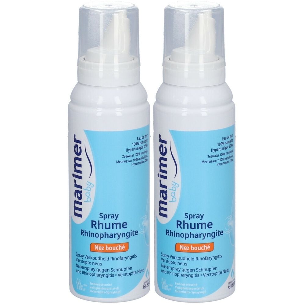 2x Marimer Baby Nasenspray Rhinopharyngitis 2x100 ml
