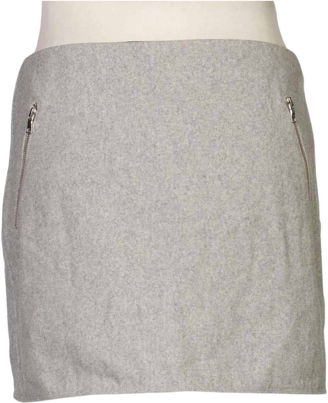 GAP Damen Rock, Grau, Gr. XL (US 12), Synthetik / Wolle - Second Hand