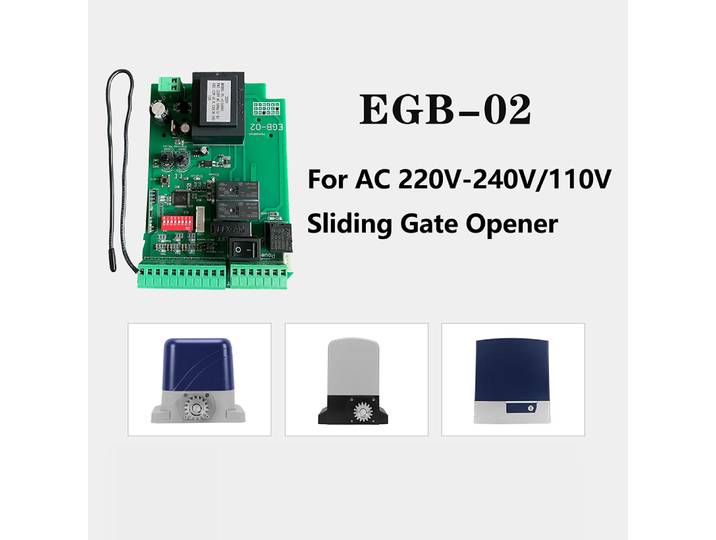 Carte de commande 110V 220V pour moteur de porte de garage, volet roulant, portail automatique, panneau de commande 433mhz avec télécommande