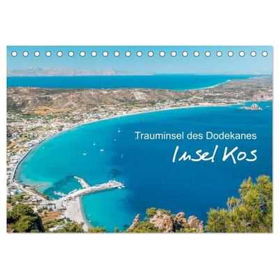 Insel Kos - Trauminsel des Dodekanes (Tischkalender 2026 DIN A5 quer), CALVENDO Monatskalender