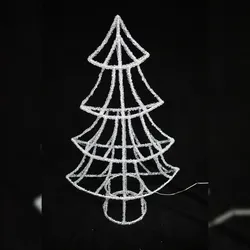 Tarrington House Acryl-Weihnachtsbaum, Metall/PVC/Kupfer, 18 x 44 x 71 cm, 50 LED, 1.4 W, warmweiß
