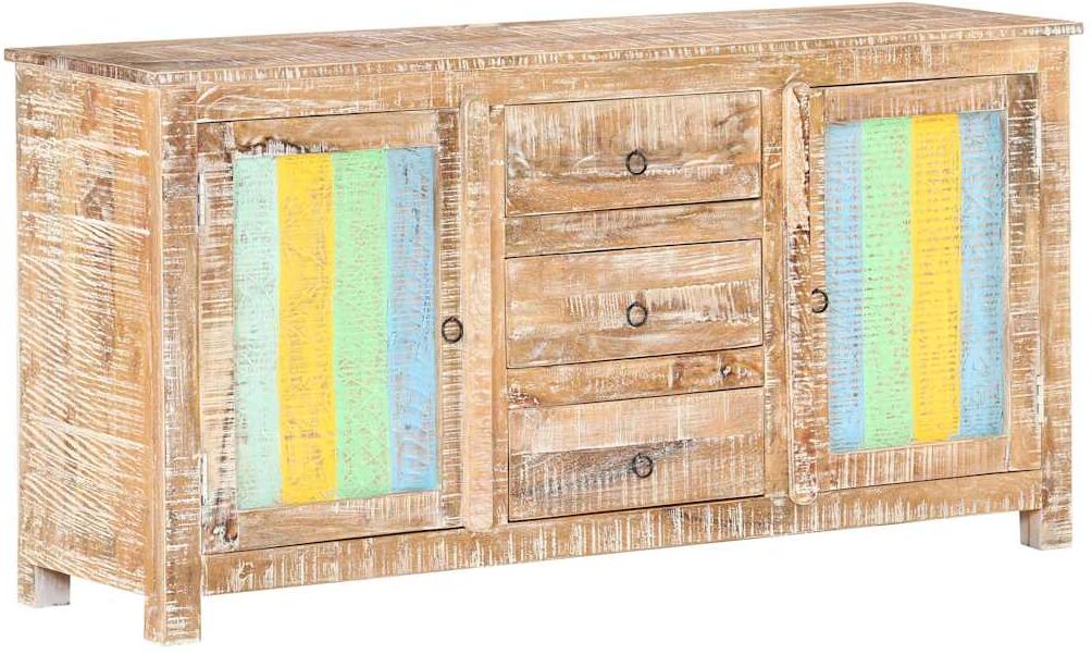 vidaXL Buffet 151x40x75 cm Bois d'acacia brut