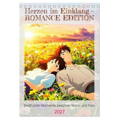 Herzen im Einklang – ROMANCE EDITION (Tischkalender 2027 DIN A5 hoch), CALVENDO Monatskalender