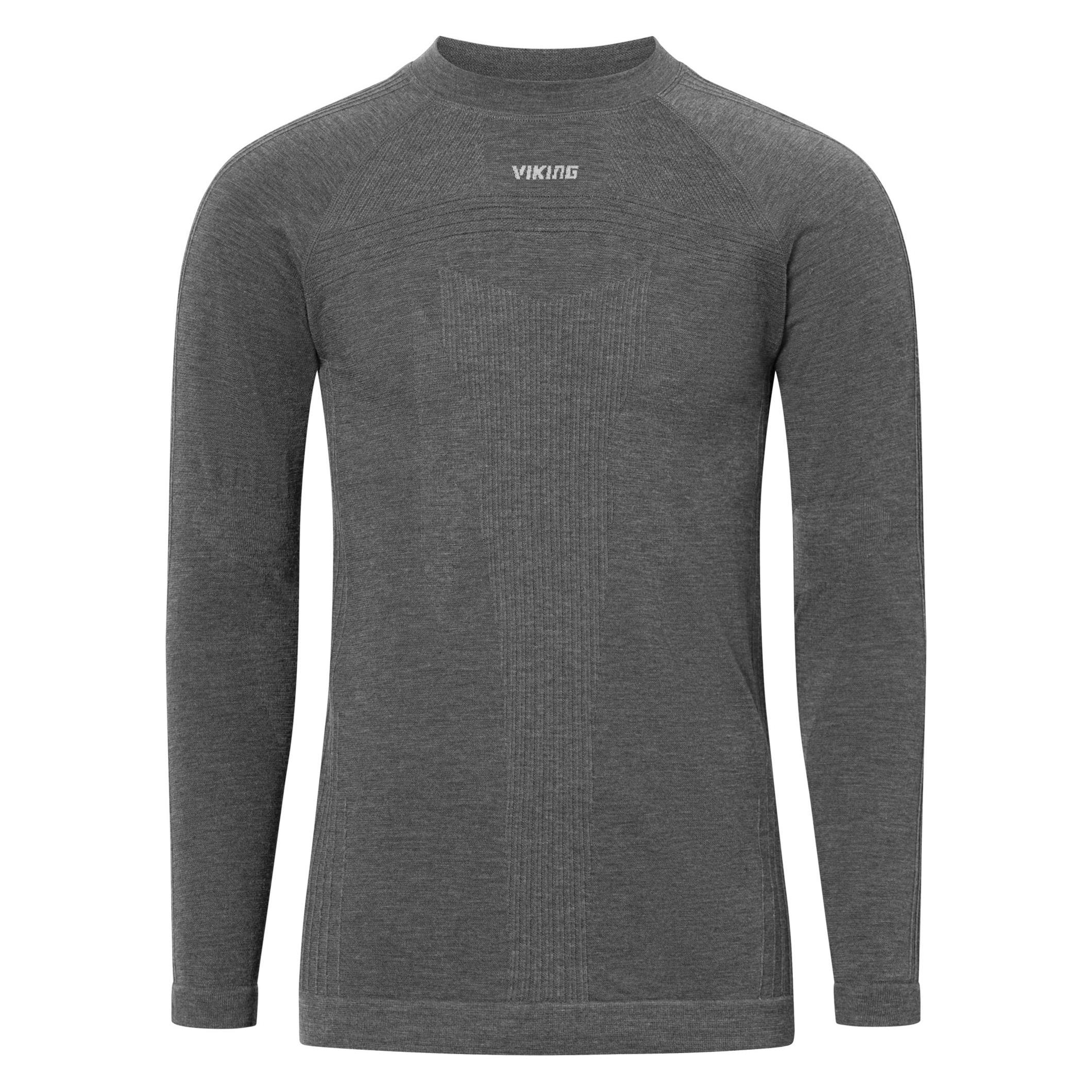 Viking Tende Man Longsleeve PrimaLoft Cashmere Herrenunterwäsche Grau (M) (705647)