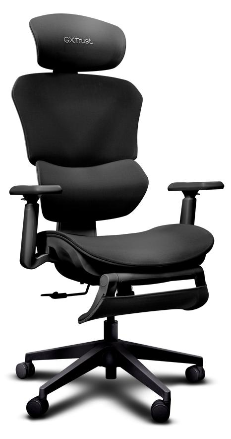 Trust GXT 725 Rivara, PC-Gamingstuhl, 150 kg, Gepolsterter Sitz, Netz-Rückenlehne, 155 cm, 200 cm